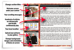 Chiropractic website, Chiropractic News Service