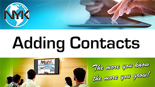 Adding contacts to your NYK email contact list