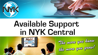 NYK Central Support Available for your NYK Services