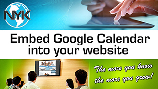 Embedding a Google Calendar onto your NYK chiropractic website