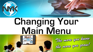 Editing your NYK Menu