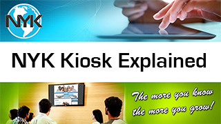 NYK Kiosk in office educational resource